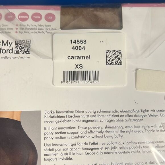NWT Wolford Pure 30 Complete Support Tights XS - Picture 7 of 7